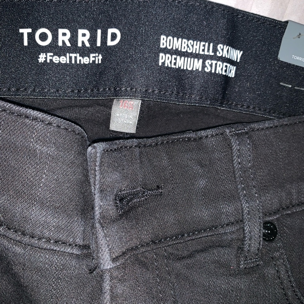 Torrid Premium Stretch Skinny Jeans - Charcoal
